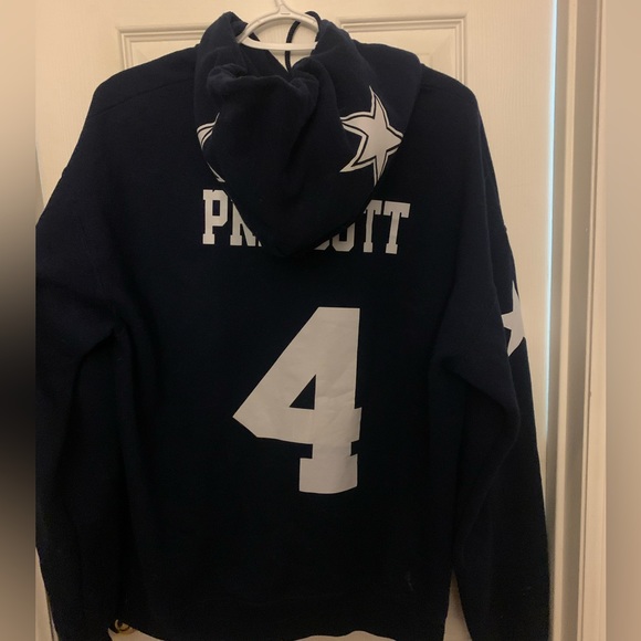 Dallas Cowboys Dak Prescott Pullover Hoodie - Picture 2 of 8